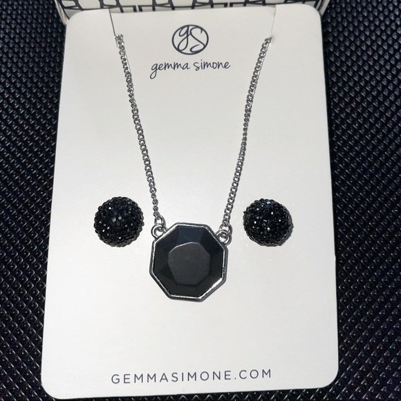Gemma Simone Jewelry - Gemma Simone💎Demi Silver Necklace + Earrings set